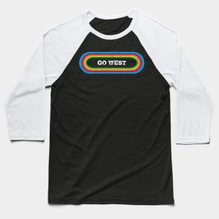 rainbow go west Baseball T-Shirt